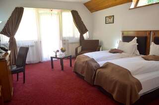 Отель Hotel Cumpatu Синая Двухместный номер с 2 отдельными кроватями и балконом с видом на лес-2