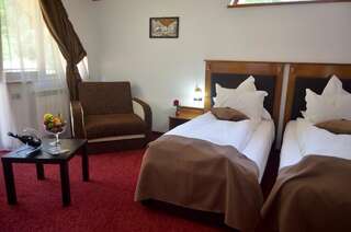 Отель Hotel Cumpatu Синая Двухместный номер с 2 отдельными кроватями и балконом с видом на лес-3